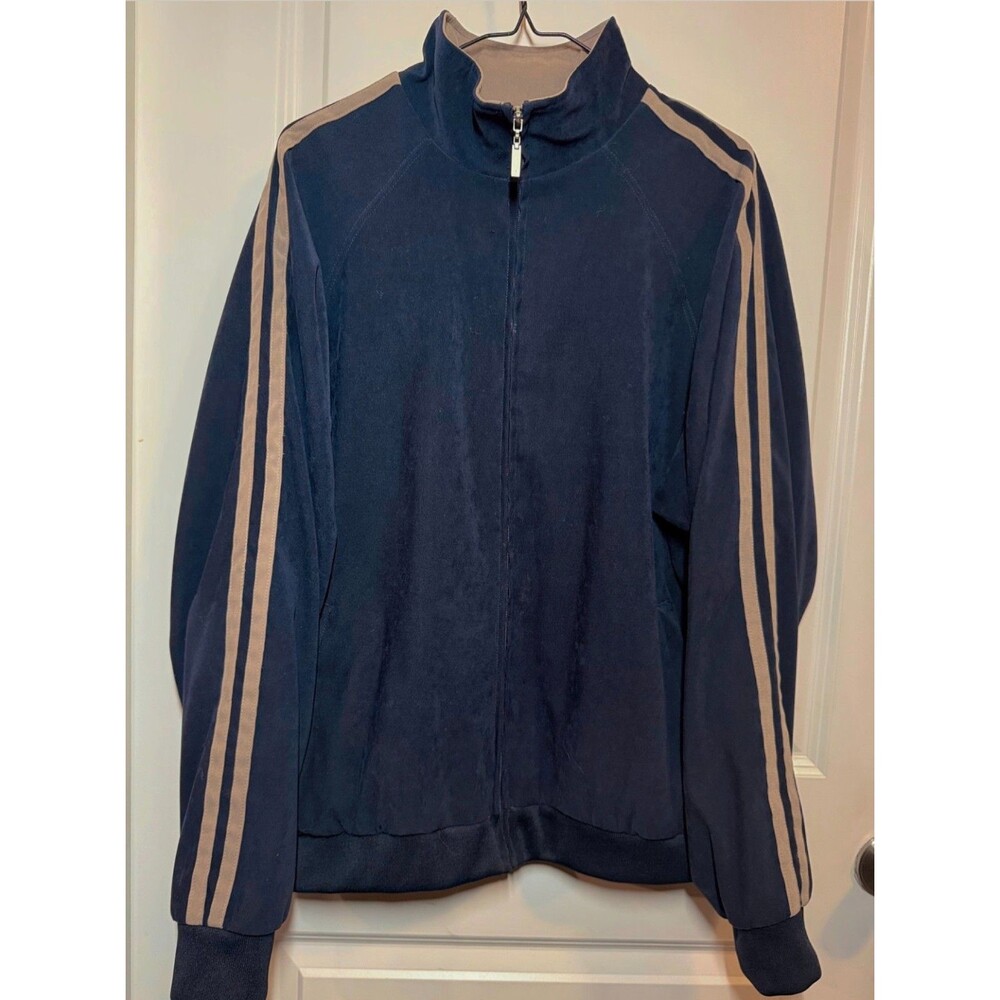 Weatheraproof Garments Co. Mens Medium Full Zip Navy Blue  Jacket